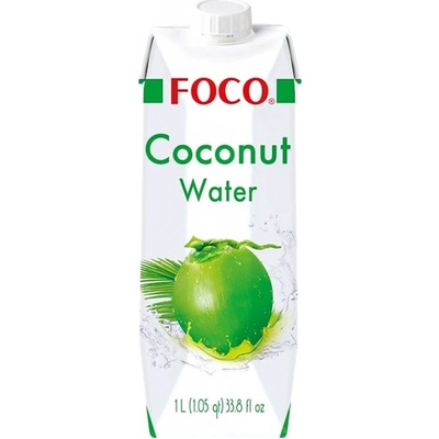 FOCO kokosová voda 100% 1000 ml