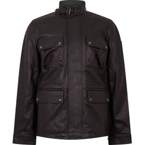 Belstaff Яке Belstaff Men's Grant Leather Jacket - Dark Brown