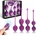 SuperLove Perfect Kegel Balls Training Medical Silicone Kit Purple