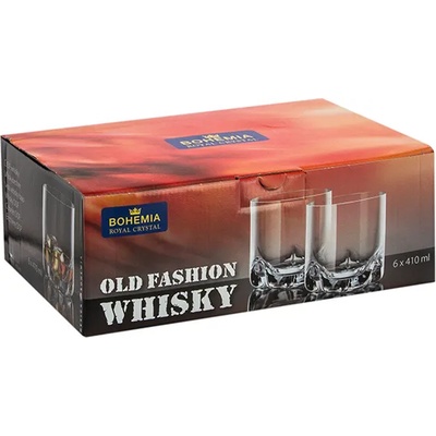 Bohemia Royal & Crystalite Чаша за уиски Bohemia Royal Trio 410ml, 6 броя (109654)