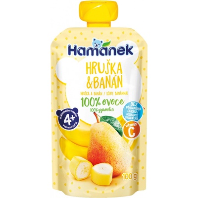 Hamánek kapsička Hruška a banán 100 g – Zboží Dáma