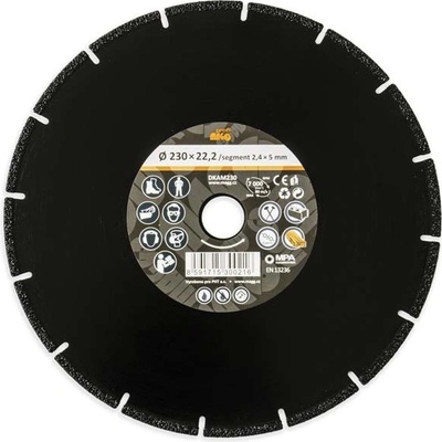 Magg Speciální diamantový řezný kotouč 230 x 22,2 mm DKAM230