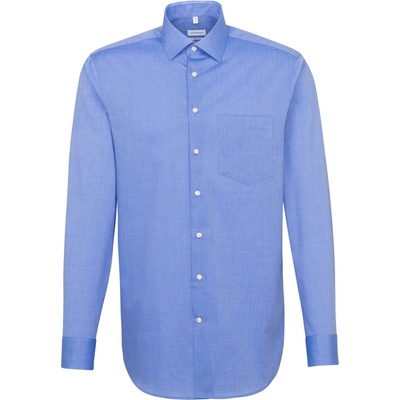 Seidensticker 3000 LSL / Мъжка риза с дълъг ръкав - средно синя 40 (783000c45xi)