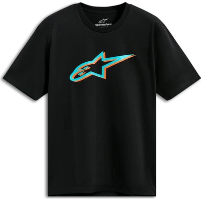 Alpinestars tričko Ageles shadow CSF black/turquoise