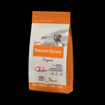 Nature's Variety No Grain pro malé psy s krůtou 1,5 kg