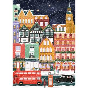 Pieces & Peace - Puzzle London at Christmas - 1 000 piese