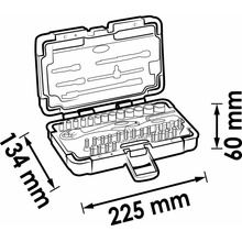 Vigor Gola sada 1/4”, 46 dílná V2414N