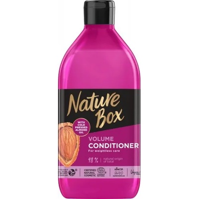 Nature Box Almond Oil Балсам за коса за обем с масло от бадем 385мл