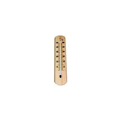 Teplomer izbový 13x4cm drevený
