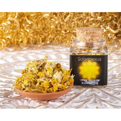 Holy Smokes Čakrová vonná směs pro vykuřování 3. Čakra Solar Plexus Pupeční 50 ml
