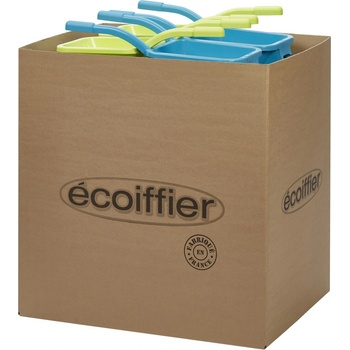 Ecoiffier zahradní kolečko plastové žlutá modrá