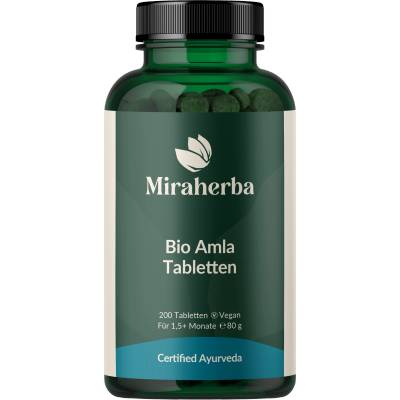 Miraherba Органични таблетки Амла - 200 таблетки