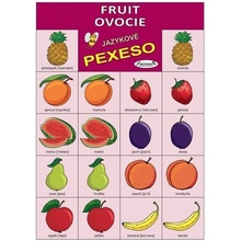 Anglické pexeso: Fruit / Ovocie