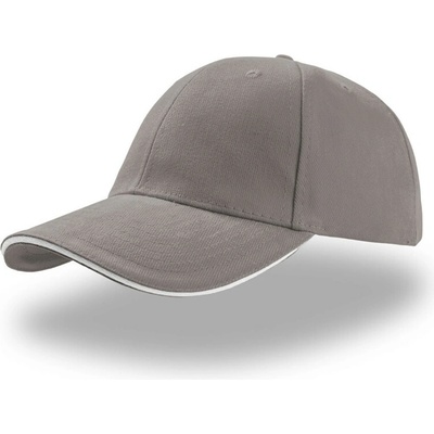 Atlantis Headwear Liberty Sandwich-S 6 panelová baseballová COT-33025180899 Černá/černá