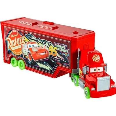 Mattel HPX76 Disney Cars Glow Racers Mack svítící ve tmě