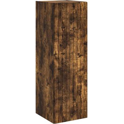 vidaXL Стенно Баня Кабинет Опушен дъб 33 x 34, 5 x 60 см (890667)