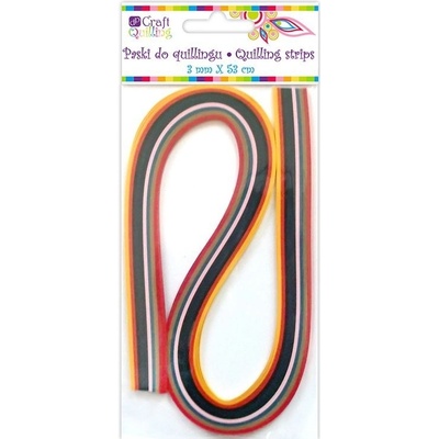 dpCraft Pásky na quilling 3mm, 100ks, vintage (QGPQ-005)