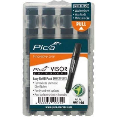 Pico visor Tuhy náhradní permanent voděodolný. Černá 991/46