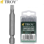 TROY Накрайници за отвертка (SL 5, 0x50mm) (T 22227)