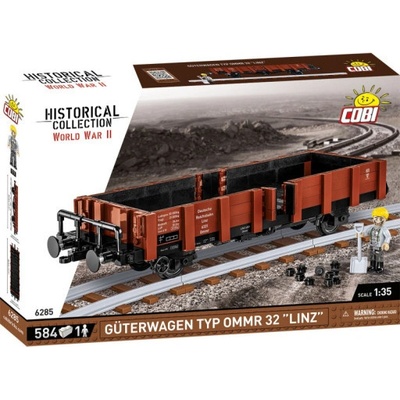 Cobi 6285 Nákladní vagón Typ Ommr 32 LINZ, 1:35, 584 kostek