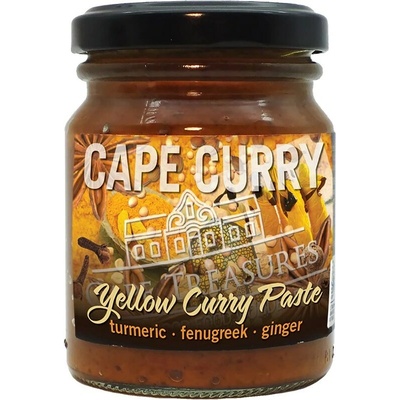 Cape Treasures Žlutá kari pasta Cape Malay z Jižní Afriky 125 ml