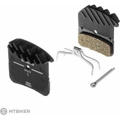 brzdové doštičky Shimano H03A-RF polymér s chladičom original balenie