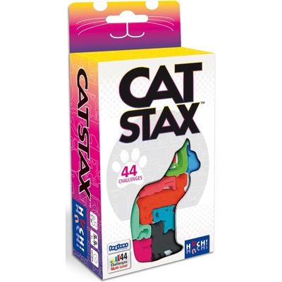 Huch & Friends Настолна соло игра Cat Stax - Абстрактна