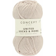 Concept by Katia United Socks & More 200 sivá