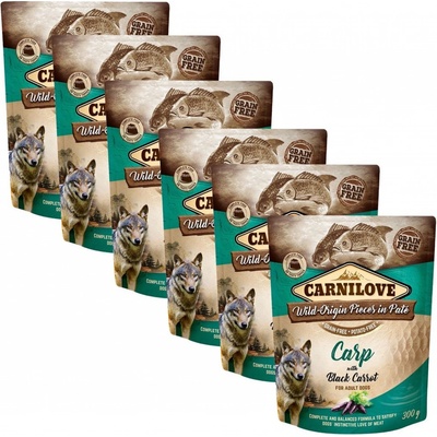 Carnilove Dog Paté Carp with Black Carrot 6 x 300 g
