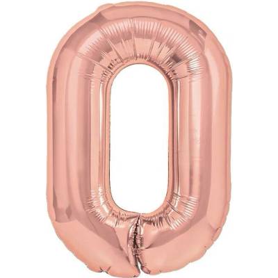 Party Pal Fóliové balónky rosegold č. 0- 9 40 cm Číslo: 1