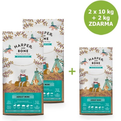 Harper and Bone Adult Mini divoké hory 2 x 12 kg