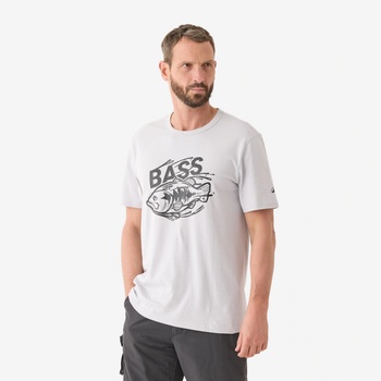 Caperlan bavlnené rybárske tričko s krátkym rukávom sivé šedá