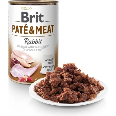 Brit Paté & Meat Dog Rabbit 800 g