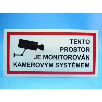 Informační samolepka kamerový systém – Zboží Mobilmania