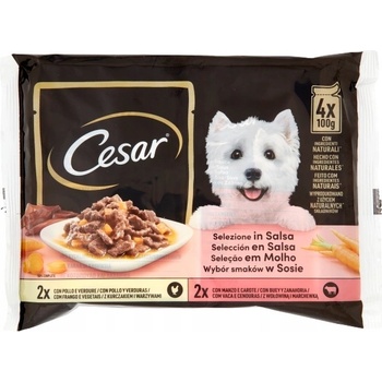 Cesar Adult Selection mix v omáčke 400 g