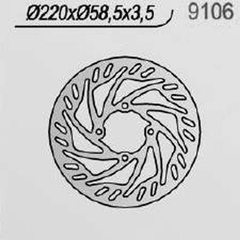 NG Brzdový kotúč NG 9106