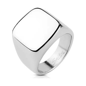 Šperky4U Pečetní ocelový prsten lesklý OPR1601ST