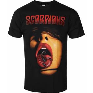 ROCK OFF Мъжка тениска Scorpions - Scorpion Tongue - Black - ROCK OFF - SCORTS01MB