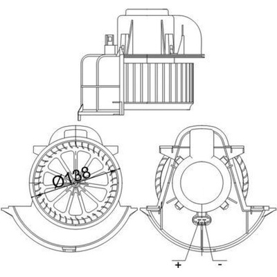 vnitřní ventilátor MAHLE AB 113 000S AB 113 000S