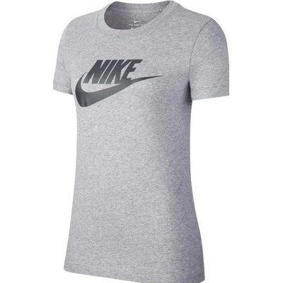 Nike NSW TEE ESSNTL ICON FUTURA W BV6169 063 šedé