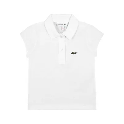 Lacoste Тениска с яка и копчета PJ3594 Бял Regular Fit (PJ3594)