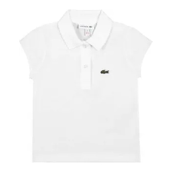 Lacoste Тениска с яка и копчета PJ3594 Бял Regular Fit (PJ3594)