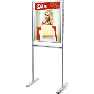 Jansen Display Informačný stojan Infoboard s klaprámom A1 715 x 1850 mm