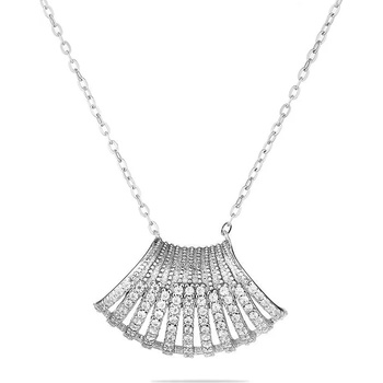 Image 1 of Swan Сребърно колие с цирконий XH1302N Swan