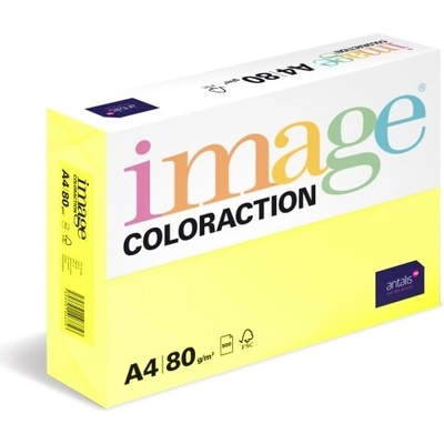 Image Coloraction A4 80 g Florida citrónově žlutá 100 archů