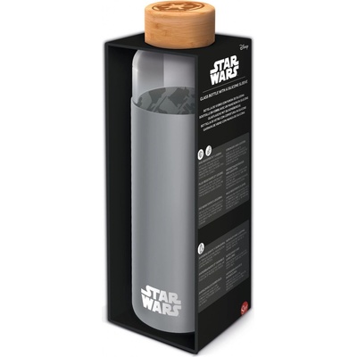 Epee Star Wars skleněná láhev se silikonovým návlekem 585 ml