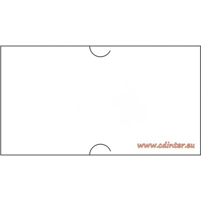 Etikety cenovkové 22 x 12 mm, biele, do etiketovacích klieští Cola-ply