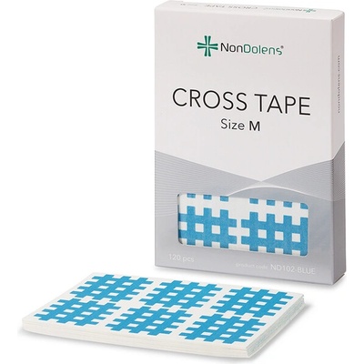 NONDOLENS Cross tejp modrý vel. M B 29 mm x 36 mm 120 ks