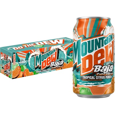 Mtn Dew Baja Cabo Citrus 12 x3 55 ml
