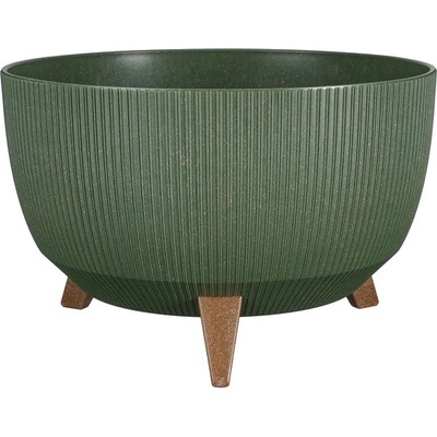 Mica САКСИЯ НА КРАЧЕТА doppio С ДРЕНАЖ Ø40х20.5см ЗЕЛЕНА (1126165)